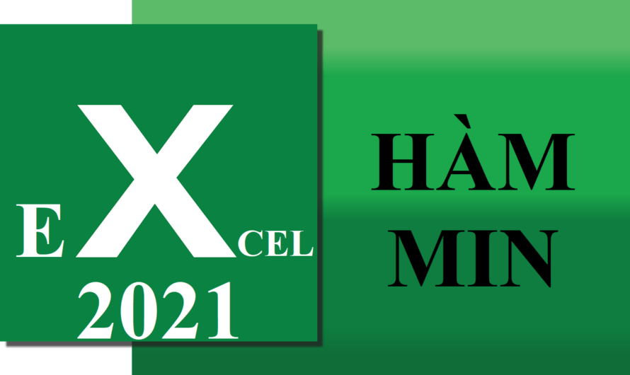 Hàm MIN trong Excel