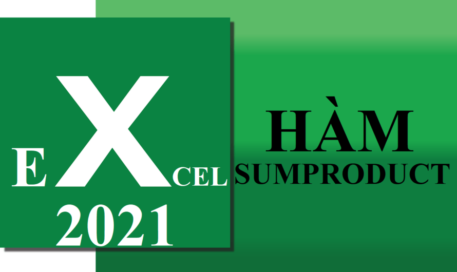 Hàm SUMPRODUCT trong Excel