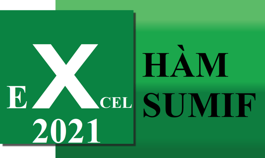 Hàm SUMIF trong Excel